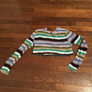 Knit sweater cropped size S